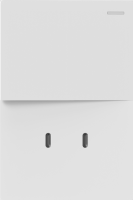 TECLA MILAN BLANCO MACROLED, 1 CANAL, 2 VIAS, AC 250V, 10A MAX. 2 USB-C DE 30W BASTIDOR METALICO