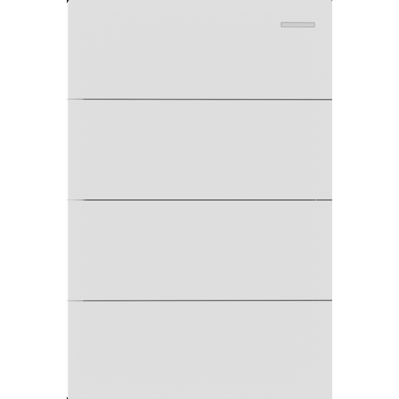 TECLA MILAN BLANCO MACROLED, 4 CANAL, 2 VIAS, AC250V, 10A MAX, BASTIDOR METALICO