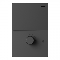 TECLA Y DIMMER LED MILAN GRIS MACROLED, 1 CANAL, AC 250V, 10A MAX. 1 DIMMER, BASTIDOR METALICO