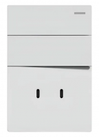 TECLA Y DOBLE USB-C MILAN BLANCO MACROLED, 2 CANALES, AC 250V, 10A MAX. BASTIDOR METALICO