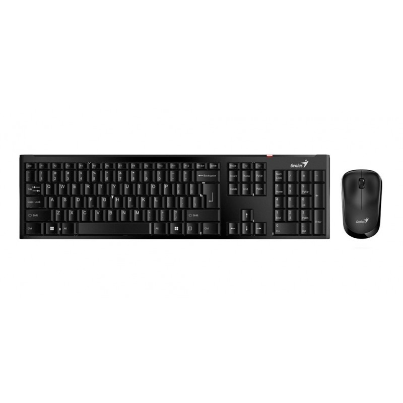TECLADO GENIUS+MOUSE SLIMSTAR 8000SE SP BLACK