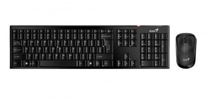 TECLADO + MOUSE WIRELESS COMBO GENIUS SLIMSTAR 8000SE BLACK