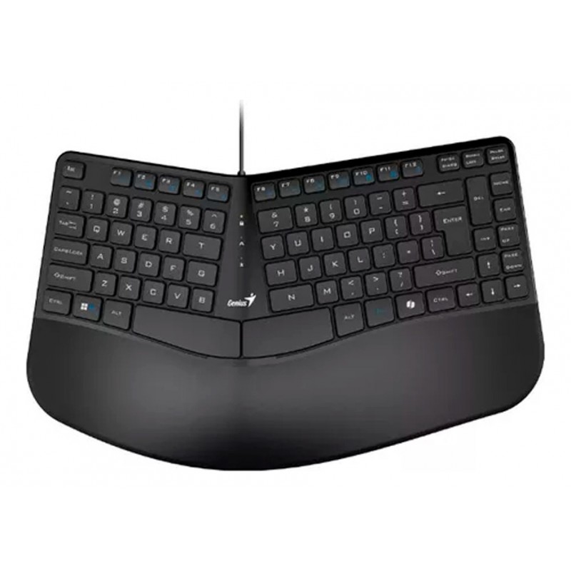 TECLADO CURVO ERGONOMICO GENIUS ERGO KB-700 BLACK USB