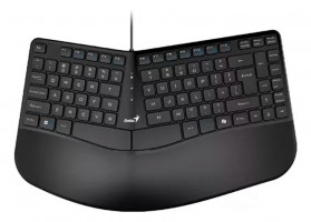 TECLADO CURVO ERGONOMICO GENIUS ERGO KB-700 BLACK USB