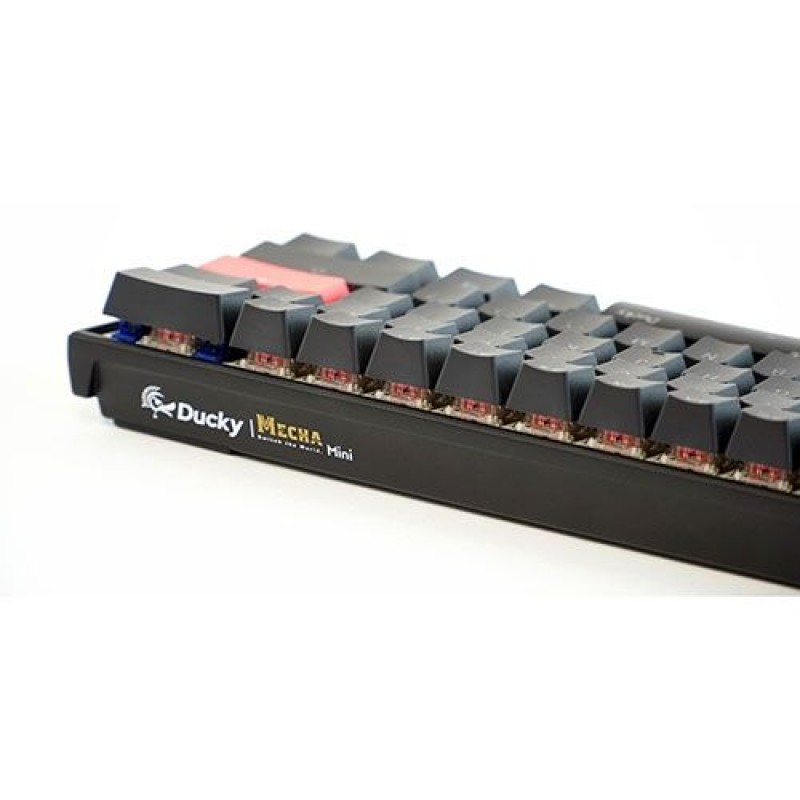 TECLADO GAMER DUCKY MECHA MINI RGB CHERRY BROWN RGB PBT DOUBLE-SHOT 60
