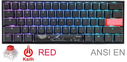 TECLADO GAMER DUCKY MECHA MINI v2 RGB Kailh BOX Red PBT DOUBLE-SHOT