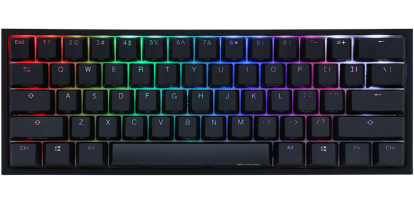 TECLADO GAMER DUCKY ONE 2 MINI RGB KAILH BOX BROWN SWICHT DOUBLE-SHOT PBT MECANICO