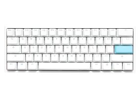 TECLADO GAMER DUCKY ONE 2 MINI RGB WHITE KAIH BOX BROWN SWICHT DOUBLE-SHOT PBT MECANICO