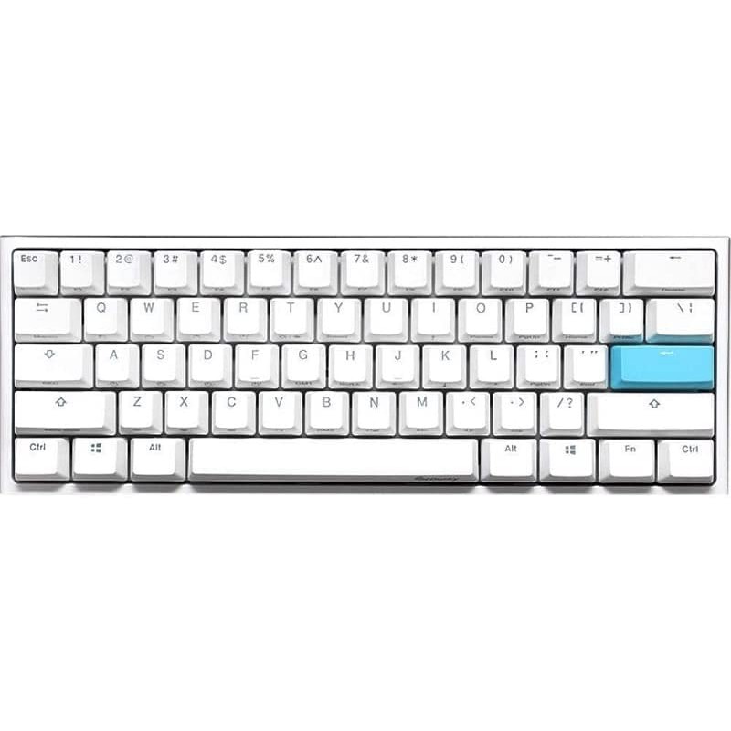 TECLADO GAMER DUCKY ONE 2 MINI WHITE SESALWWT1