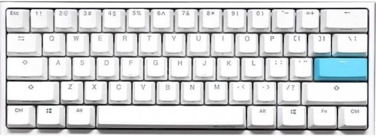 TECLADO GAMER DUCKY ONE 2 MINI WHITE SESALWWT1