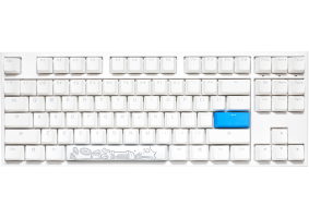 TECLADO GAMER DUCKY ONE 2 RGB TKL WHITE KAILH BOX JADE SWITCH DOUBLE SHOT PBT MECANICO