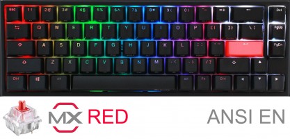 TECLADO GAMER DUCKY ONE 2 SF RGB CHERRY MX RED