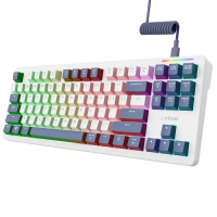 TECLADO GAMER MECÁNICO GXTRUST 872 XYRA TKL TIPO GASKET QWERTY ESPAÑOL