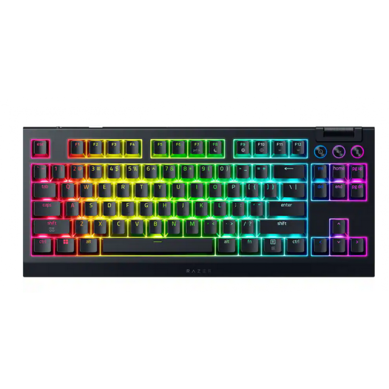TECLADO GAMER RAZER BLACKWIDOW V4 TKL HHYPERSPEED WIRELLESS + BT US-ENG