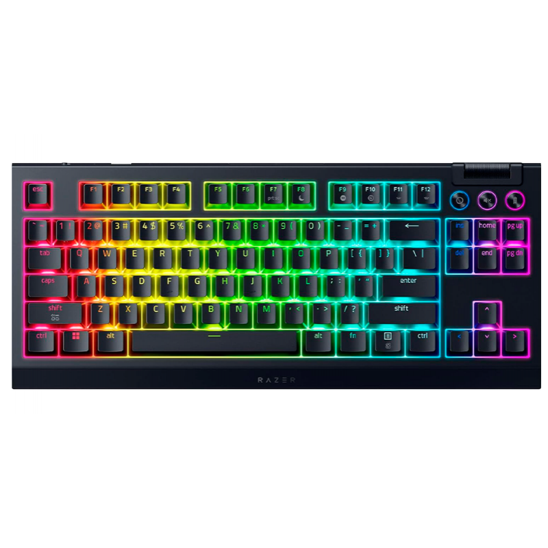 TECLADO GAMER RAZER BLACKWIDOW V4 TKL HYPERSPEED WIRELLESS + BT ESPAÑOL