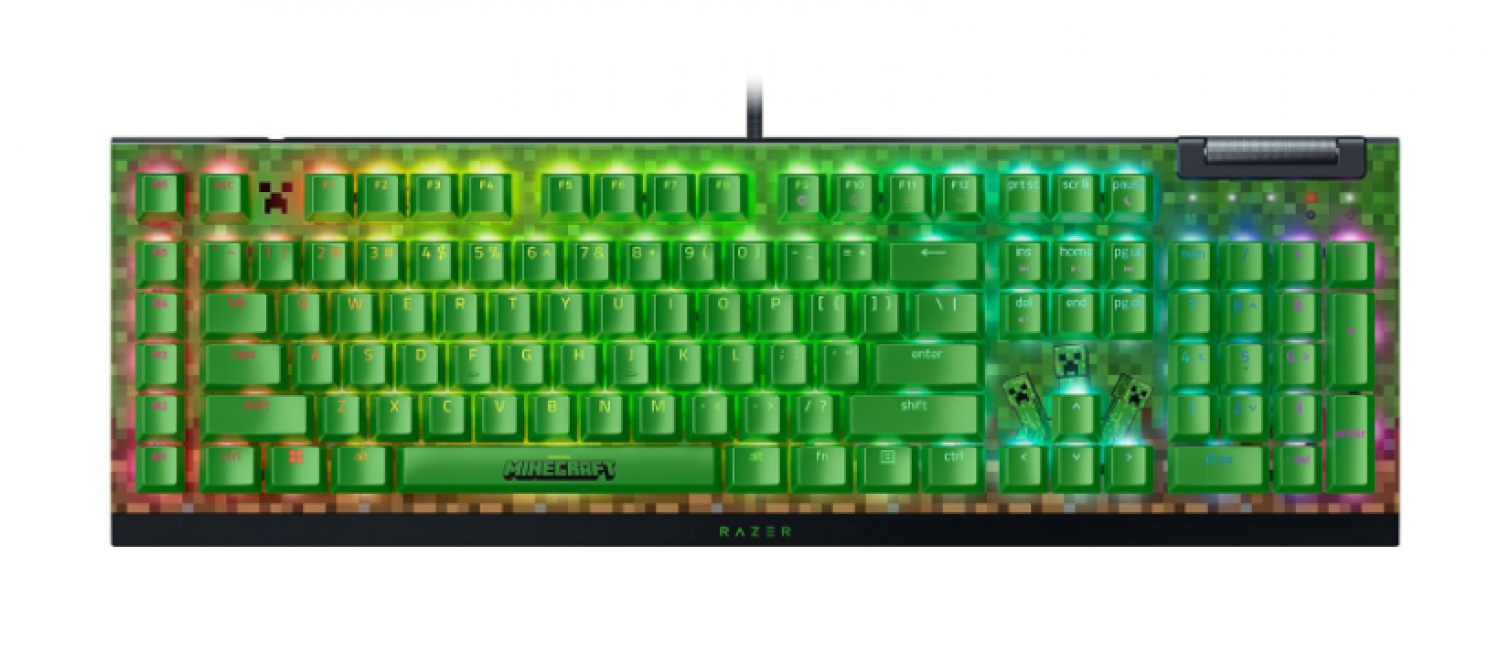 TECLADO GAMER RAZER BLACKWIDOW V4 X MECHANICAL GREEN SWITCH