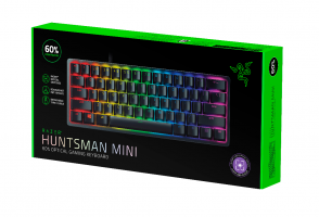 TECLADO GAMER RAZER HUNTSMAN MINI ESPAÑOL PURPLE-SW CLICKY