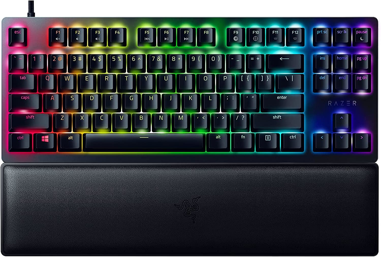 Teclado Gamer Razer Huntsman V2 Tkl Sw Purple Clicky