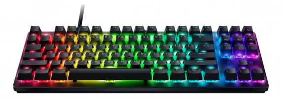 TECLADO GAMER RAZER HUNTSMAN V3 X TENKEYLESS ESPAÑOL SWITCH PURPLE CLICKY