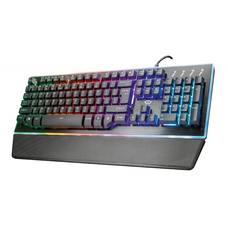 TECLADO GAMER TRUST THURA SEMI ES GXT 860