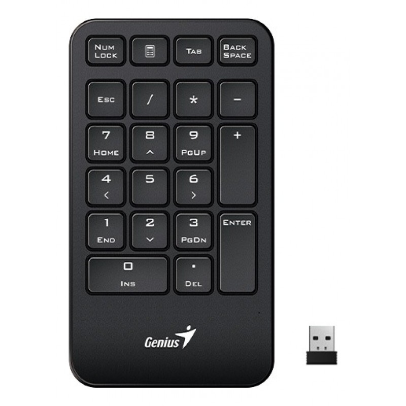 TECLADO GENIUS NUMERICO WIRELESS NUMPAD 1000 BLACK