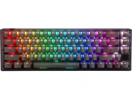 TECLADO MECANICO DUCKY ONE 3 AURA CLEAR BLACK 65 MINI DKON2161ST-BESPDABAAAC1