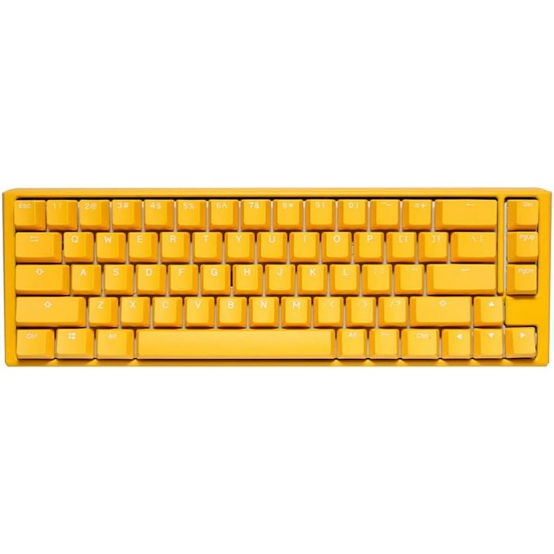 TECLADO MECANICO DUCKY ONE 3 SF Yellow SF Gaming Tastatur, RGB LED – MX-Silent-Red (US)