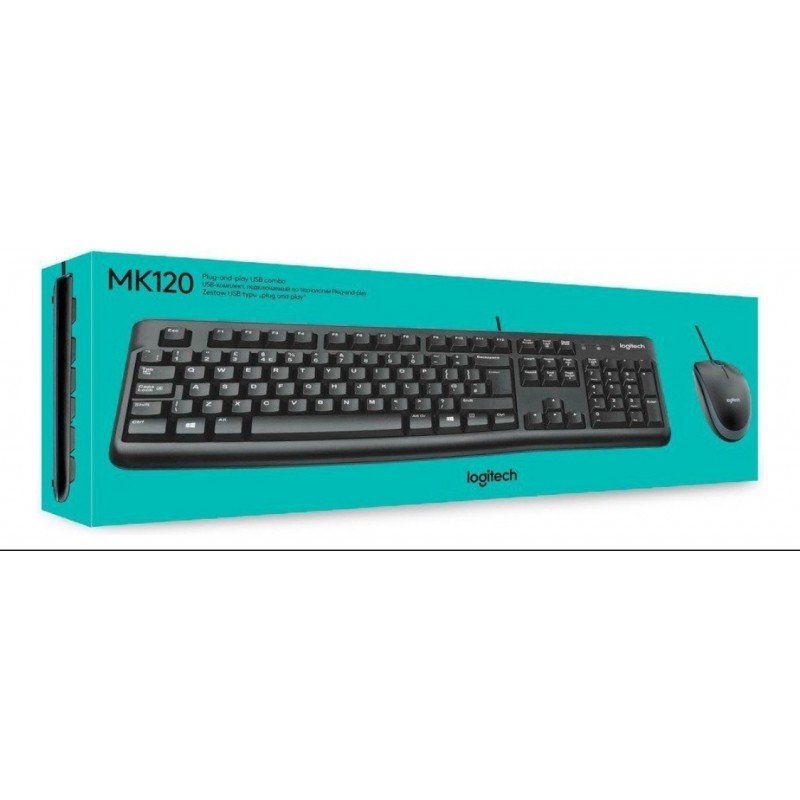 TECLADO Y MOUSE LOGITECH MK120