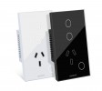 TOMACORRIENTE+TECLA HUNNOX SMART TACTIL 2 CANALES BLANCO