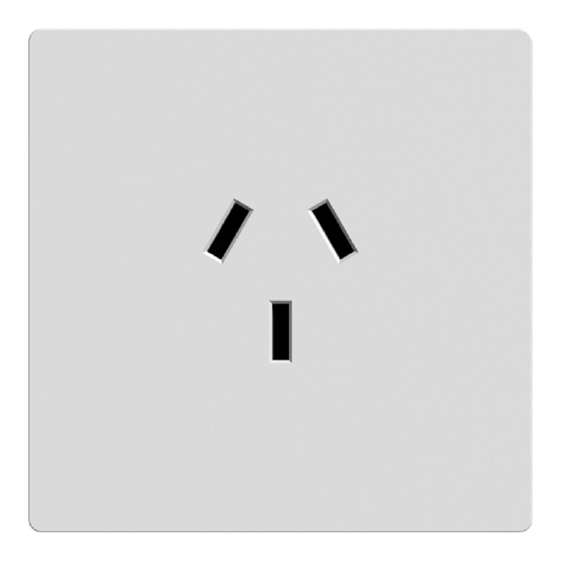 TOMACORRIENTE 20A MIGNON MILAN BLANCO MACROLED, AC 250V, 20A MAX. BASTIDOR METALICO