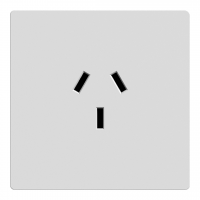 TOMACORRIENTE 20A MIGNON MILAN BLANCO MACROLED, AC 250V, 20A MAX. BASTIDOR METALICO