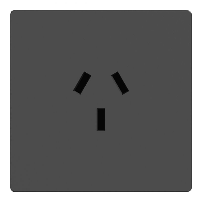 TOMACORRIENTE 20A MIGNON MILAN GRIS MACROLED, AC 250V, 20A MAX. BASTIDOR METALICO