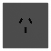 TOMACORRIENTE 20A MIGNON MILAN GRIS MACROLED, AC 250V, 20A MAX. BASTIDOR METALICO