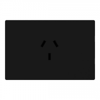 TOMACORRIENTE 20A MILAN NEGRO MACROLED, AC 250V, 20A MAX. BASTIDOR METALICO