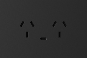 TOMACORRIENTE DOBLE Y USB-C MILAN NEGRO MACROLED, AC250, 10A, USB-C 20W, BASTIDOR METALICO