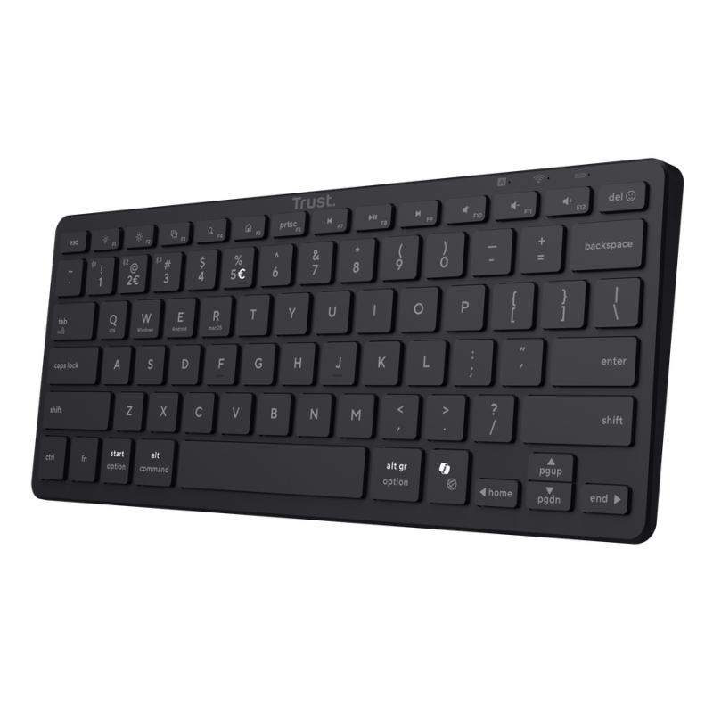 TECLADO TRUST BLUETHOOTH NANO II MULTIDEVICE US