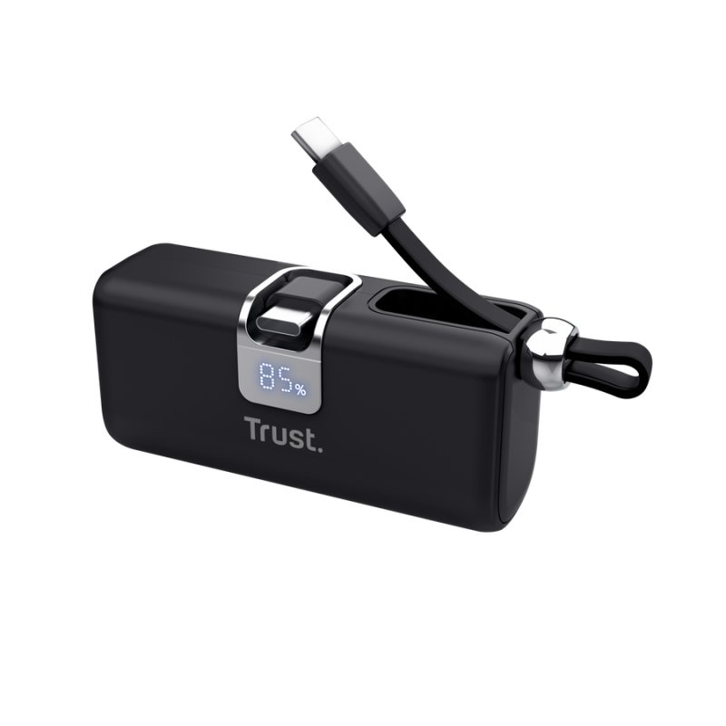 TRUST POWERBANK PACTO 5000 PD POCKET BLACK