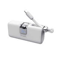 TRUST POWERBANK PACTO 5000 PD POCKET WHITE