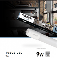 TUBO LED T8 9W 6000K 60CM