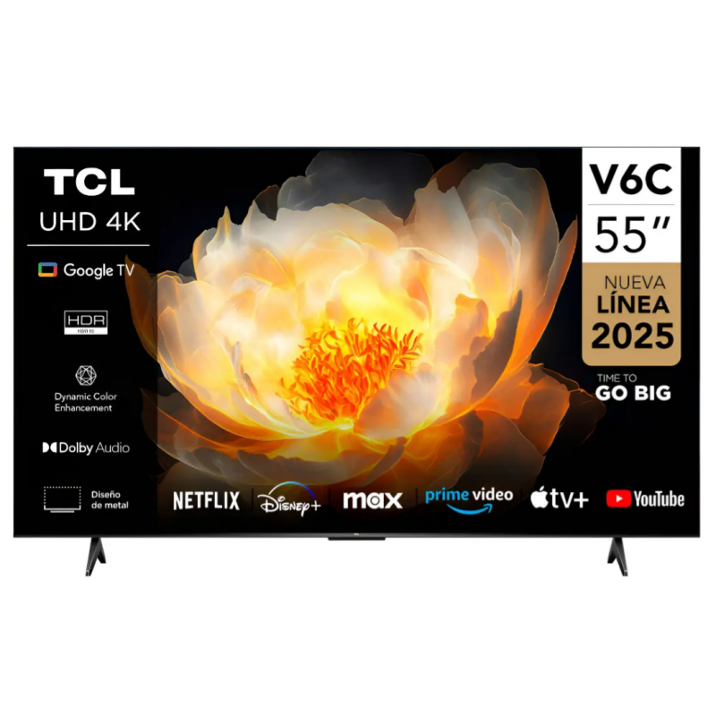 TV 55 SMART TCL 4K UHD GOOGLE TV 55V6C