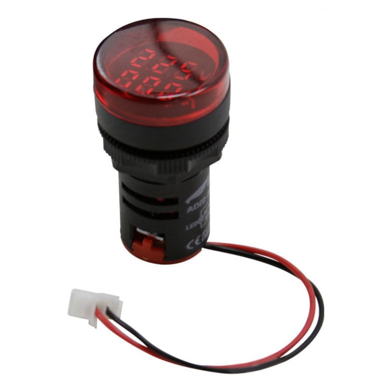 VOLTIMETRO AMPERIMETRO DE PANEL 22MM GF-22D