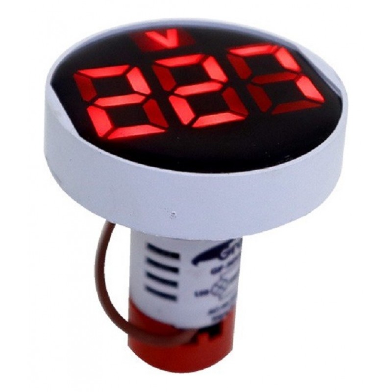 VOLTIMETRO VAC DIAMETRO 50MM GF-50VAC