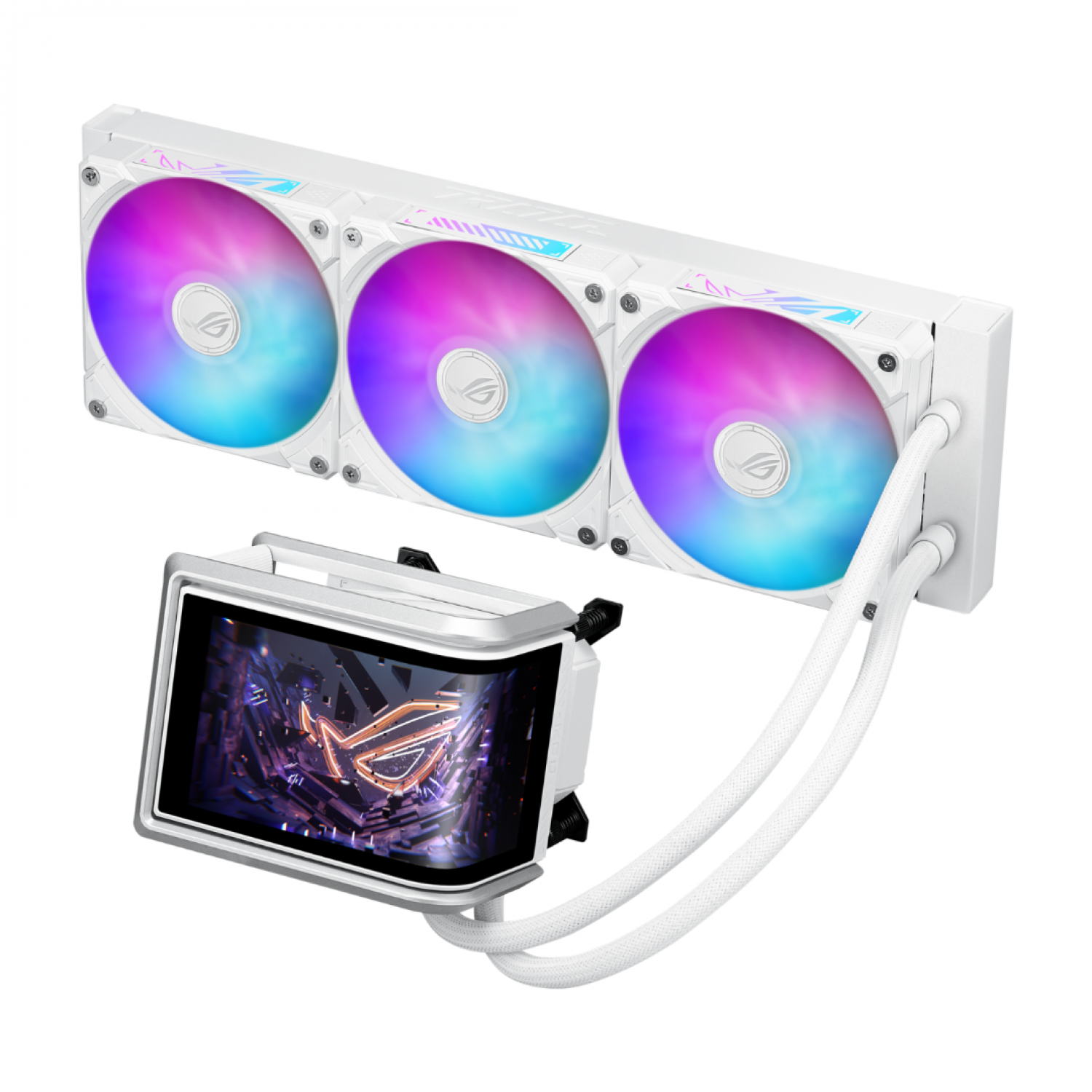 Water Cooler Asus Amoled Rog Ryuo Iv 360 Argb White