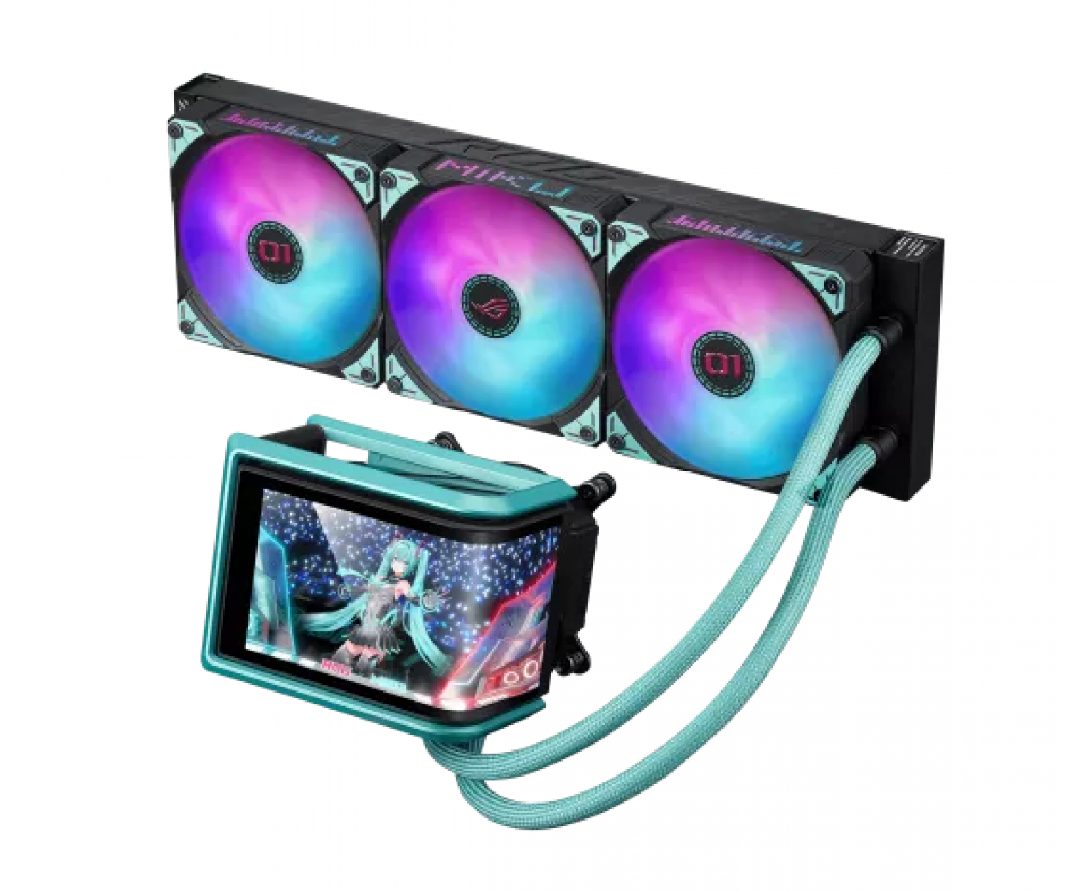 WATER COOLER ASUS ROG RYUO IV 360 ARGB MIKU