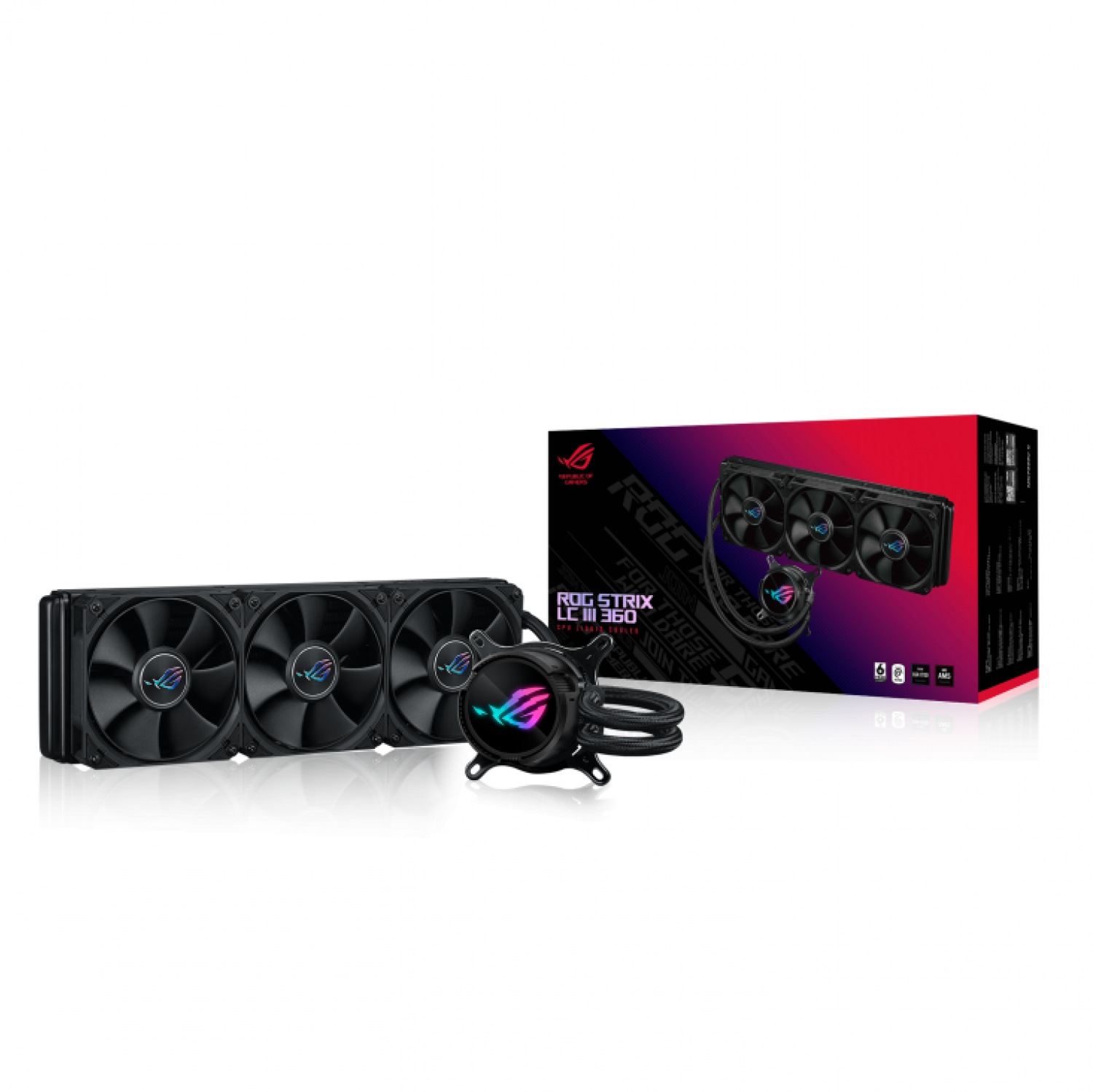 Water Cooler Asus Asetek Rog Strix Lc Iii 360
