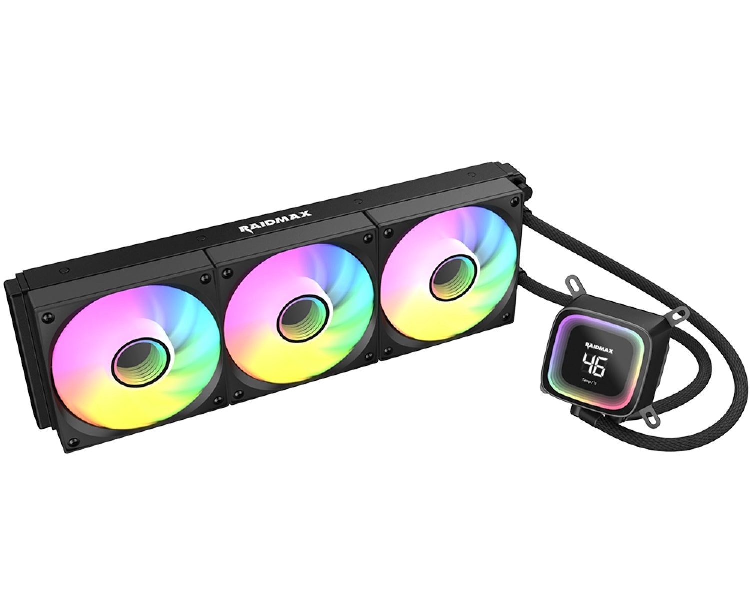 Water Cooler Cpu Raidmax Digital Ld360 Argb Black