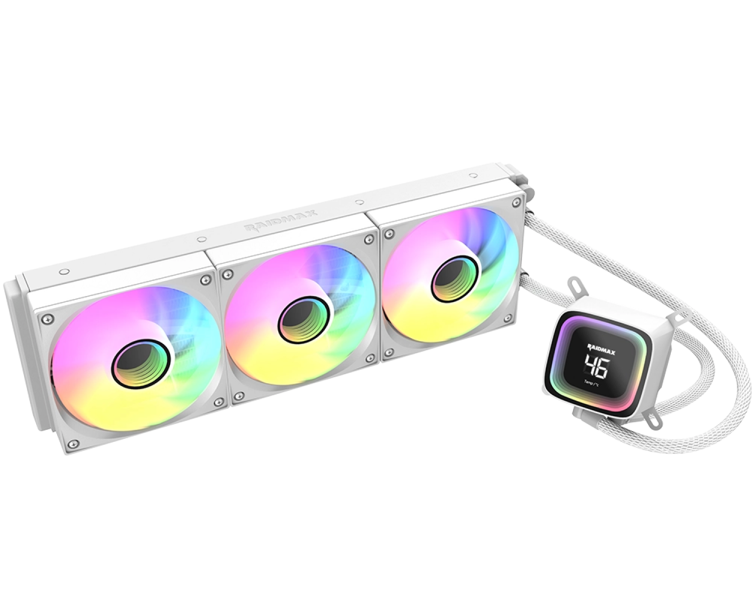 Water Cooler Cpu Raidmax Digital Ld360 Argb White