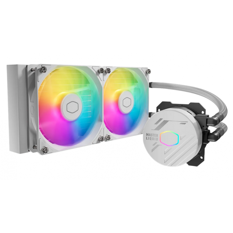 WATER COOLER MASTER MASTERLIQUID 240 CORE NEX ARGB BLANCO WATER COOLER MASTER MASTERLIQUID 240 CORE NEX ARGB BLANCO