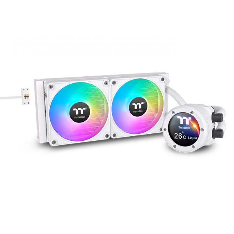 WATER COOLER THERMALTAKE TH240 V2 ULTRA EX ARGB SYNC WATER BLOCK SNOW EDITION