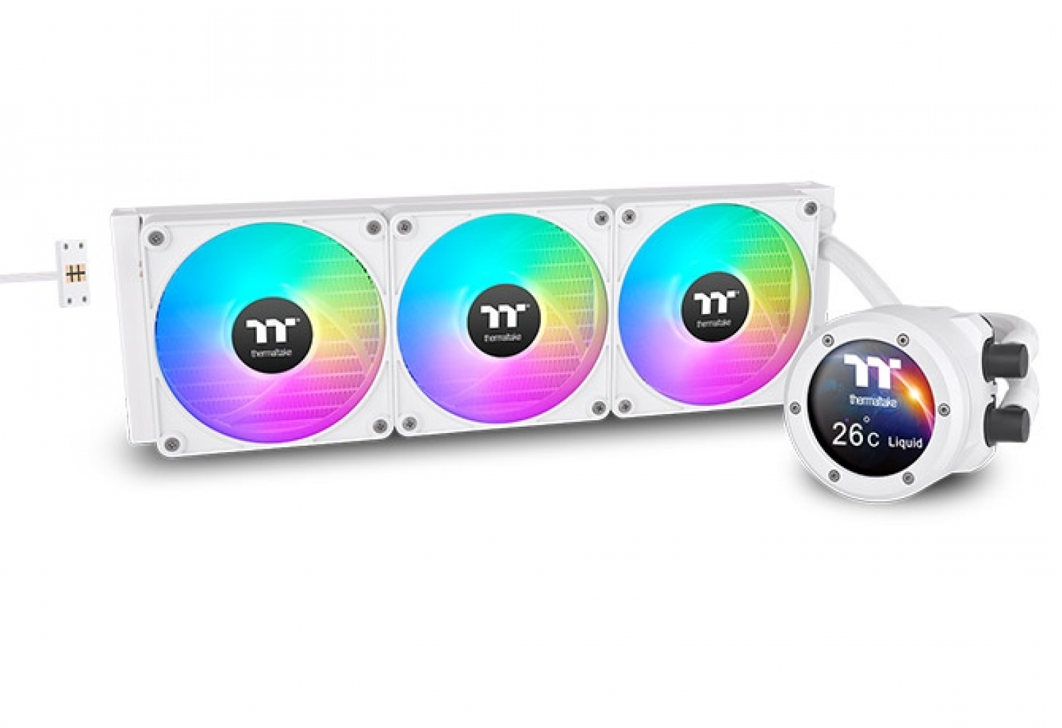 WATER COOLER THERMALTAKE TH360 V2 ULTRA EX ARGB SYNC WATER BLOCK SNOW EDITION